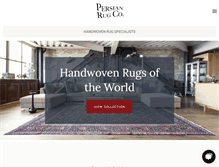 Tablet Screenshot of persianrugs.com.au